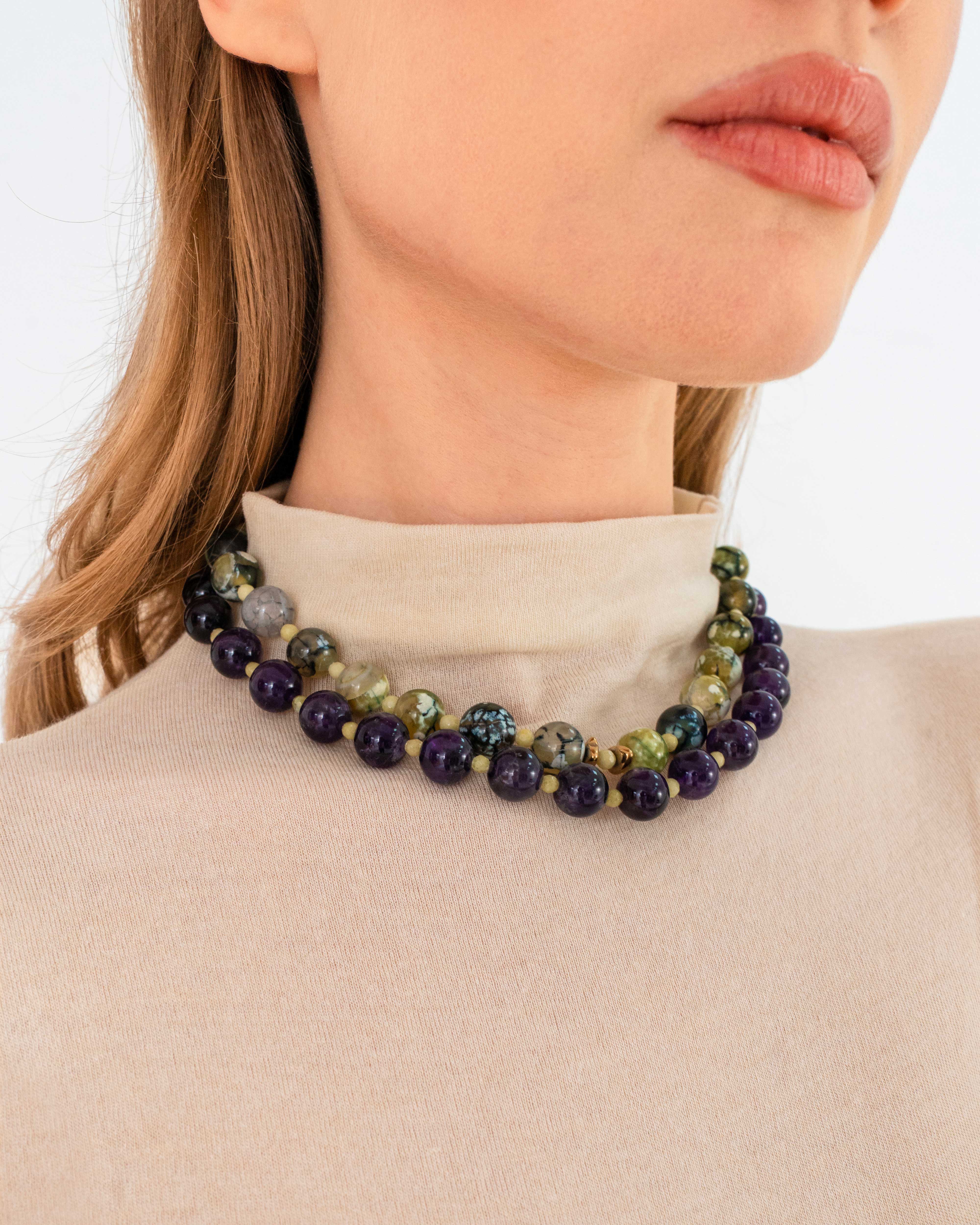 Violette Nuit Kolye