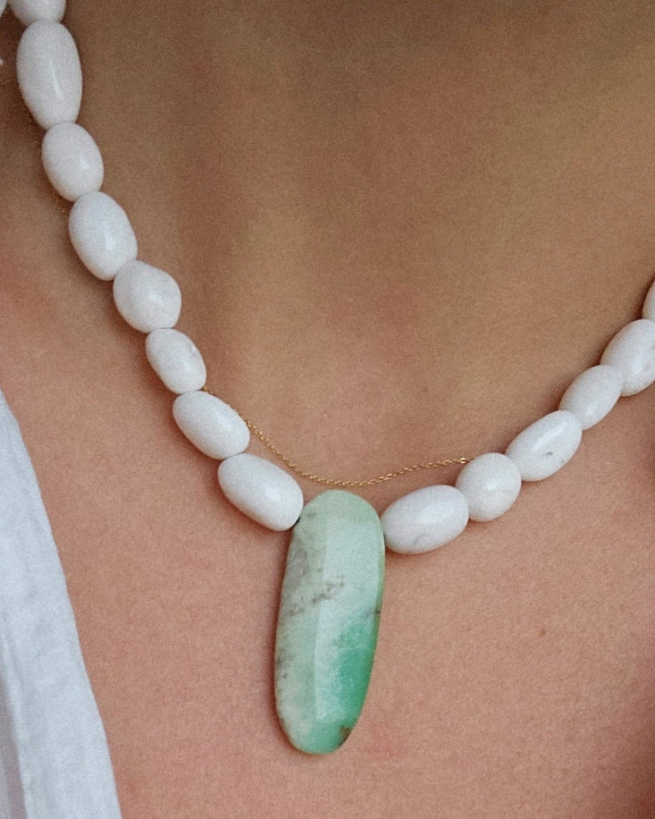 Blanc-Vert Bohème Kolye
