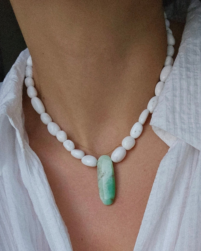 Blanc-Vert Bohème Kolye