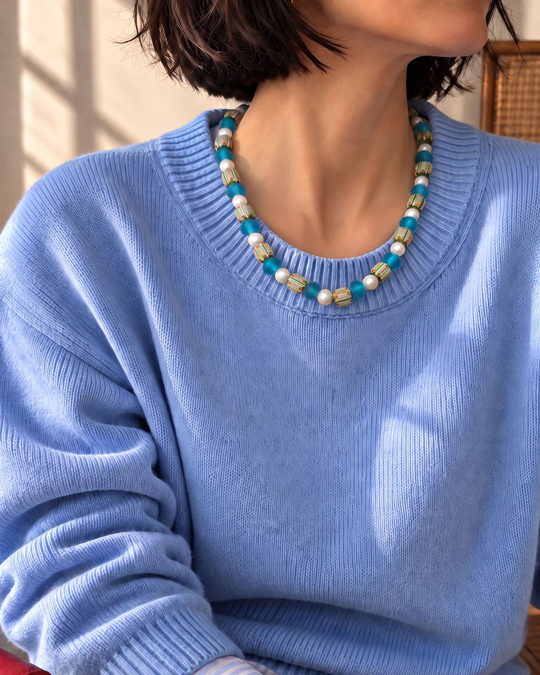 Dora Bleu Kolye