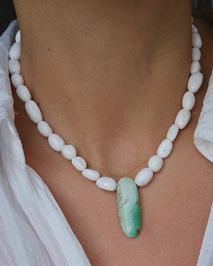 Blanc-Vert Bohème Kolye